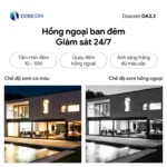 Camera DA3.3 hồng ngoại ban đêm 10-15m