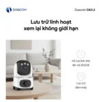 Camera DA3.3 hỗ trợ thẻ nhớ 256GB và lưu trữ đám mây