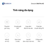 Camera 4G DA3 Pro DOSCOM - tính năng đa dạng