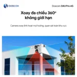 Camera 4G DA3 Pro DOSCOM - xoay đa chiều 360 độ