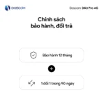 Camera 4G DA3 Pro DOSCOM - bảo hành 12 tháng, đổi 1-1 trong 90 ngày