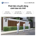 Camera 4G DA3 Pro DOSCOM - phát hiện chuyển động, cảnh báo tức thì