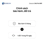 Camera Wifi DA3 Pro DOSCOM - bảo hành 12 tháng, đổi 1-1 trong 90 ngày