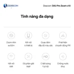 Camera Wifi DA3 Pro Zoom x10 DOSCOM - tính năng đa dạng