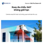 Camera Wifi DA3 Pro Zoom x10 DOSCOM - xoay đa chiều 360 độ