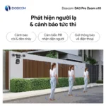 Camera Wifi DA3 Pro Zoom x10 DOSCOM - phát hiện người lạ và cảnh báo