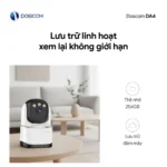 Camera DA4 hỗ trợ thẻ nhớ 256GB và lưu trữ đám mây