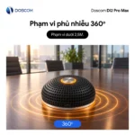 Phạm vi phủ nhiễu 360°, dưới 2,5m