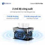 2 chế độ công suất: thường 3,5 giờ, cao 2 giờ