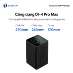 Kích thước DI4 Pro Max: 270 x 260 x 170 mm