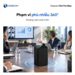 Phạm vi phủ nhiễu 360°, dưới 2,5m