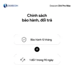 Chính sách bảo hành, đổi trả DI4 Pro Max