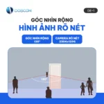 Chuông cửa DE1 góc nhìn rộng 130 độ
