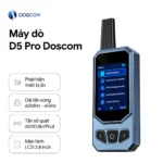 Máy dò D5 Pro Doscom dải tần 60MHz – 6GHz, tần số quét 6.000 lần/phút, màn hình LCD 2.8 inch