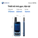 Kích thước máy dò D5 Pro 170 x 60 x 16mm
