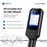 Máy dò D6 Pro hỗ trợ phân tích tín hiệu bằng AI qua ứng dụng mini