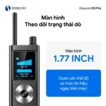 Máy dò D3 Pro màn hình LCD 1.77 inch theo dõi chế độ và mức tín hiệu