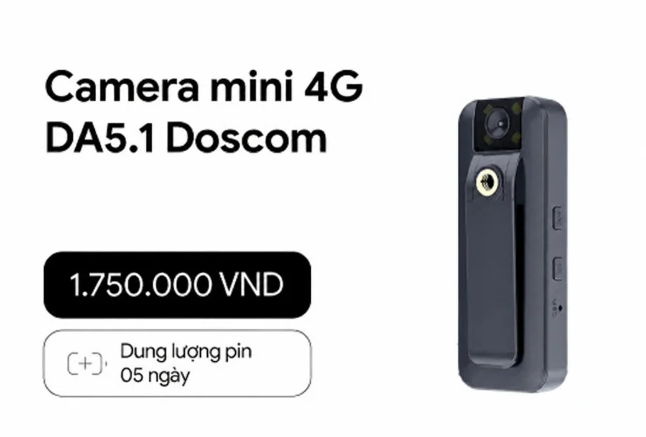 Camera mini 4G DA5.1 Doscom