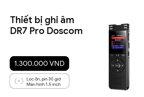 Thiết bị ghi âm DR7 Pro Doscom