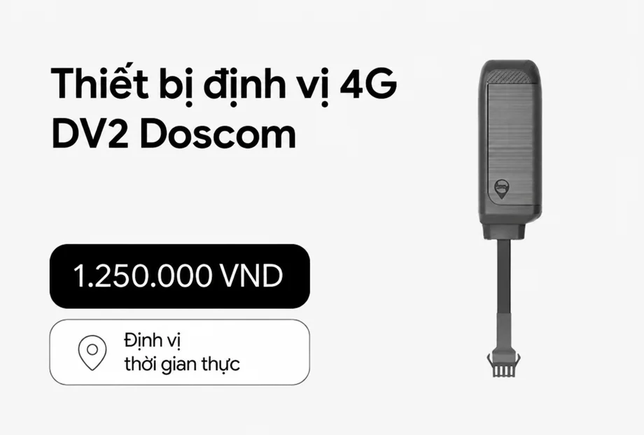 Thiết bị định vị 4G DV2 Doscom