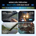 Màng dầu trên kính nguy hiểm hơn bạn nghĩ