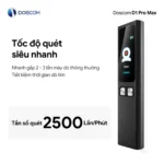 Tốc độ quét 2500 lần/phút giúp phát hiện nhanh chóng