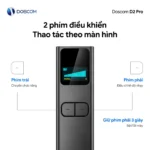 Máy dò D2 Pro với 2 phím điều khiển: phím trái chuyển chế độ, phím phải điều chỉnh độ nhạy