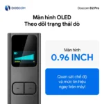 Máy dò D2 Pro màn hình OLED 0.96 inch theo dõi chế độ và mức tín hiệu