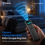 Máy dò camera ẩn D2 Pro phát hiện camera không dây qua ống kính hồng ngoại