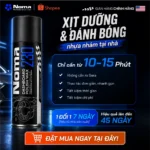 Hiệu quả xịt dưỡng nhựa NOMA 230 - phủ 10-15 phút, hiệu quả 45 ngày